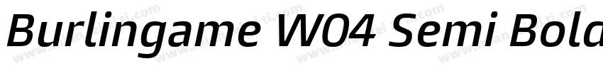 Burlingame W04 Semi Bold字体转换